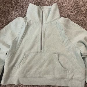 NWOT Lululemon Funnel Neck Scuba in Delicate Mint!